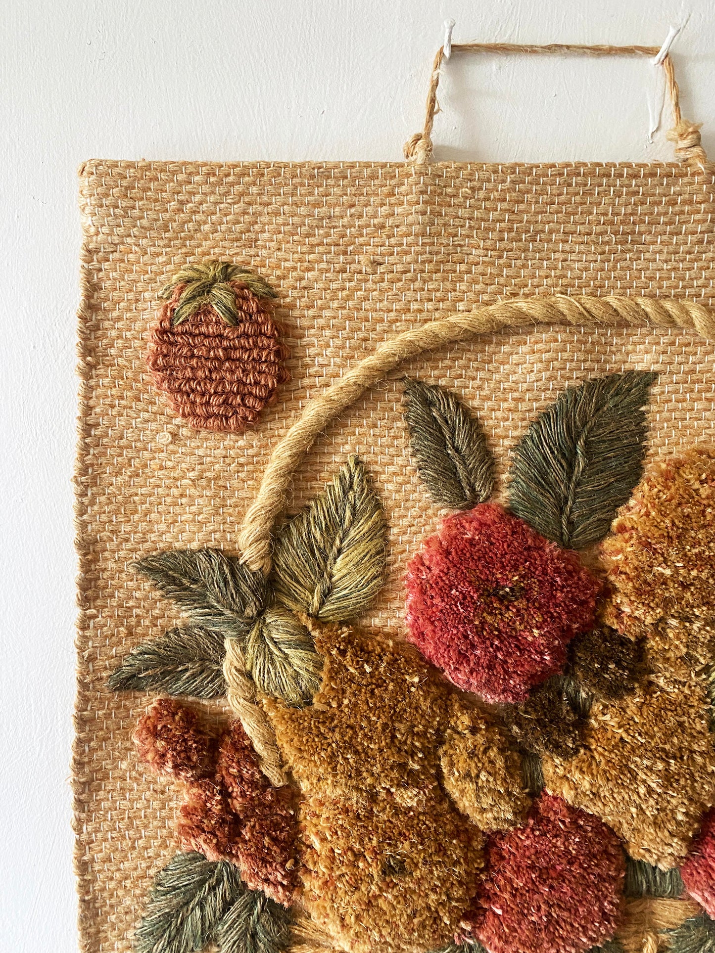 Tufted Floral Wall Hanging