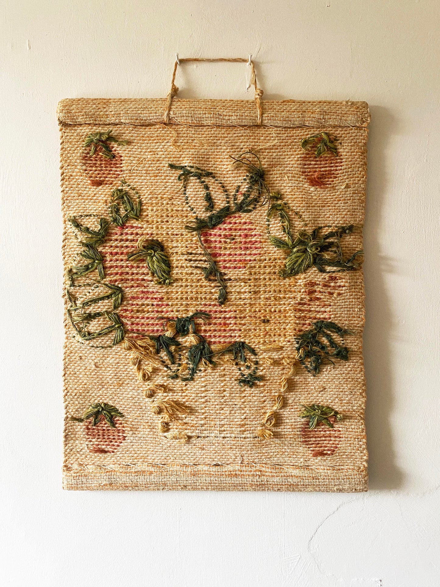 Tufted Floral Wall Hanging